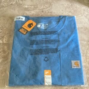 Carhartt Men's Sky Blue Short Sleeve Tee L